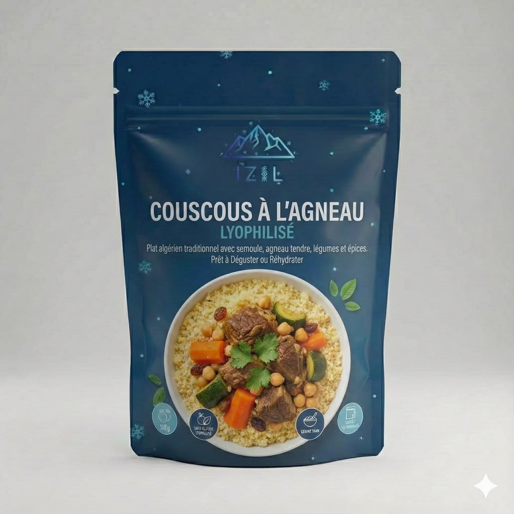 Couscous à l'Agneau Lyophilisé